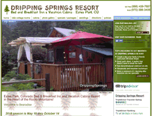 Tablet Screenshot of drippingsprings.com